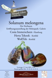 2009-Hittfeld-Poster Solanum melongena - Das Poster