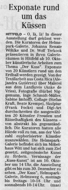 Hamburger Abendblatt vom 10.10.09